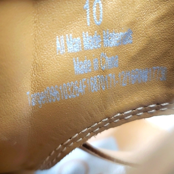 DV Dolce Vita Alyson Ankle Booties Heels Peep Toe Tan 10 - Picture 9 of 14